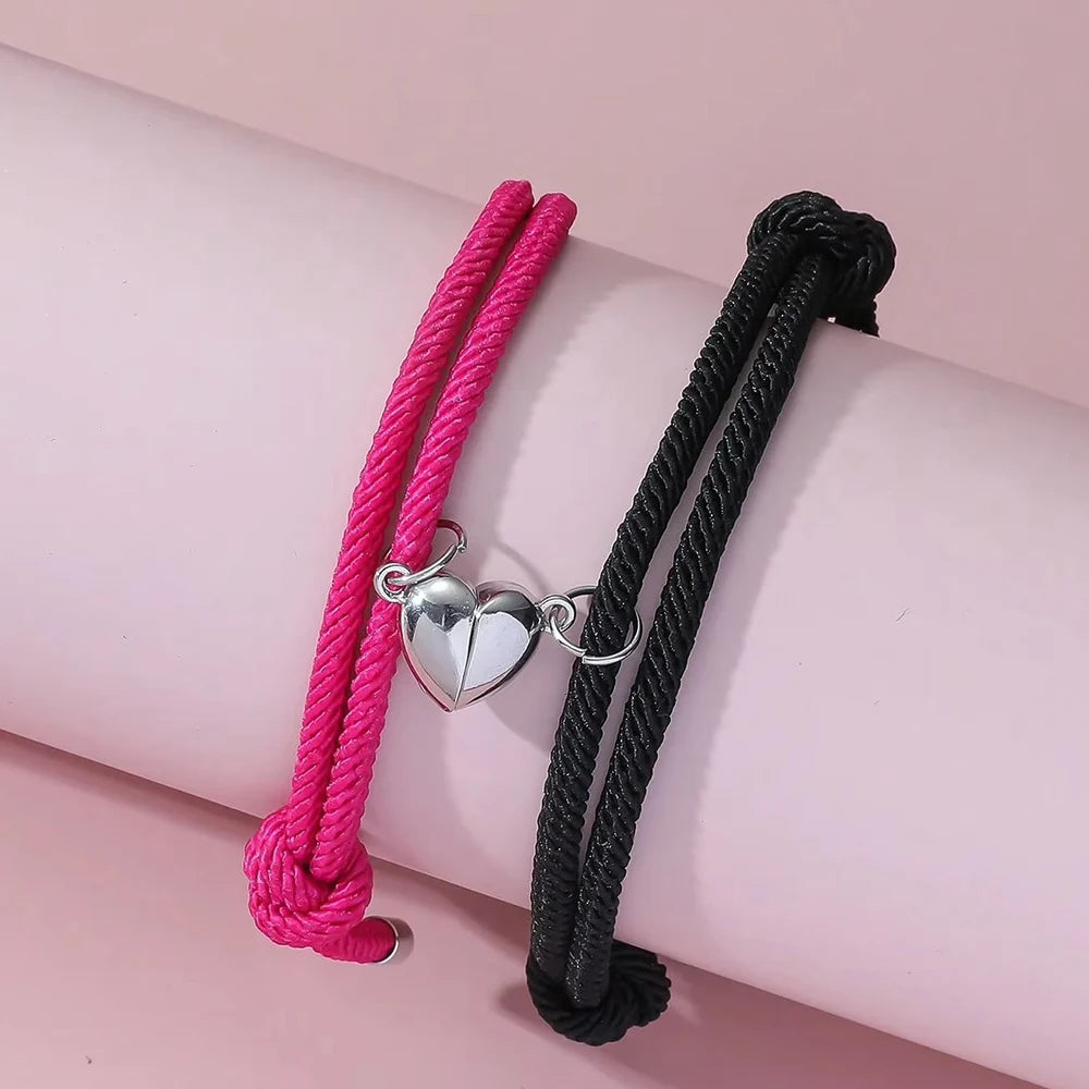 Bracelet magnétique pour couple