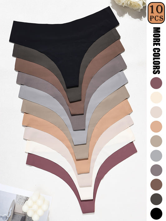 Women's Seamless Thongs - Pack of 10