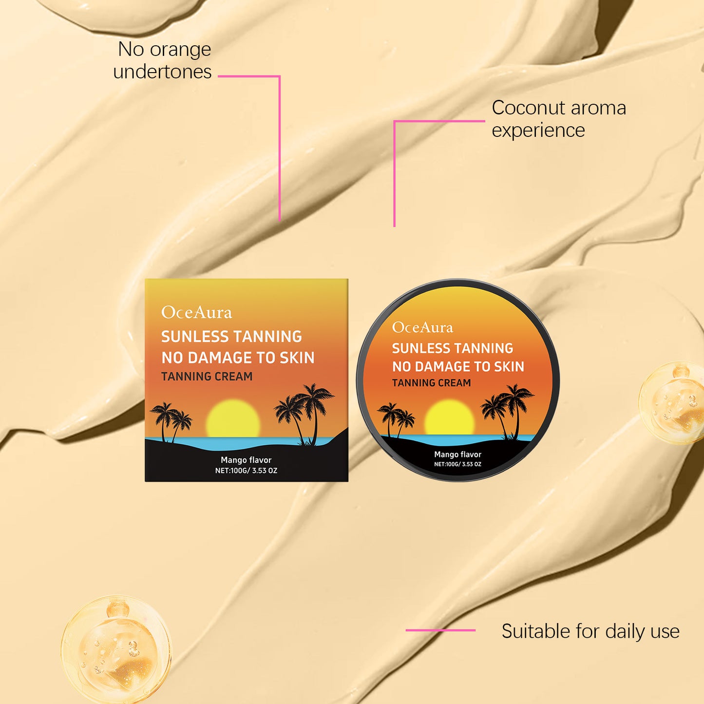 Help Black Body Cream Formule douce Sans soleil
