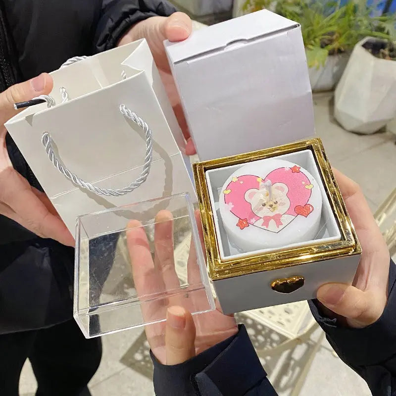 Boîte à Bague Surprise Flip Box - Écrin Cadeau Céramique Original - BMYANY
