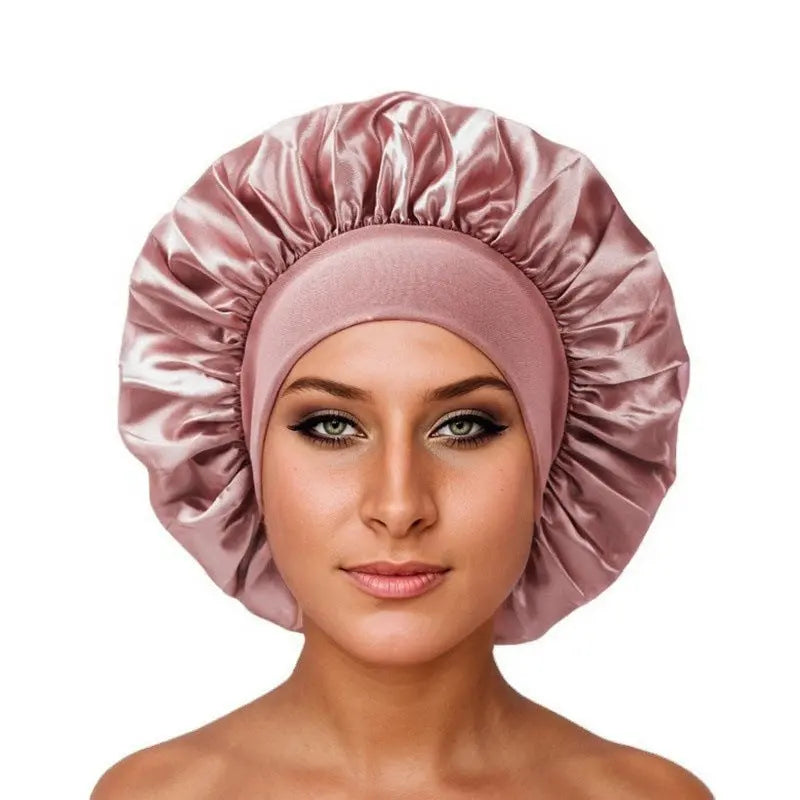 Bonnet de Soin Élastique à Large Bord pour Femmes - BMYANY