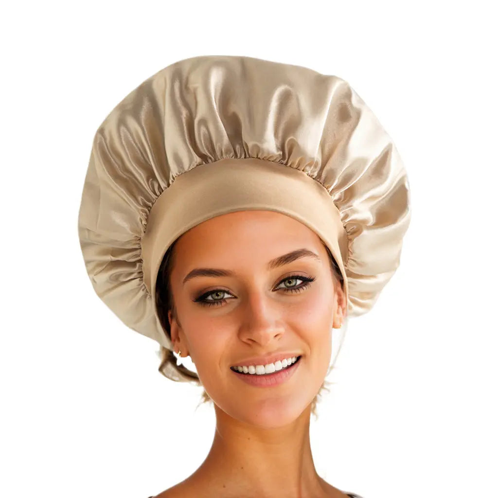 Bonnet de Soin Élastique à Large Bord pour Femmes - BMYANY