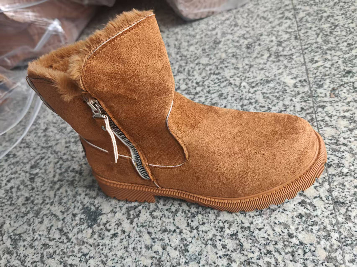 Bottes de Neige Femme Doublées Velours Chaudes Grande Taille - BMYANY