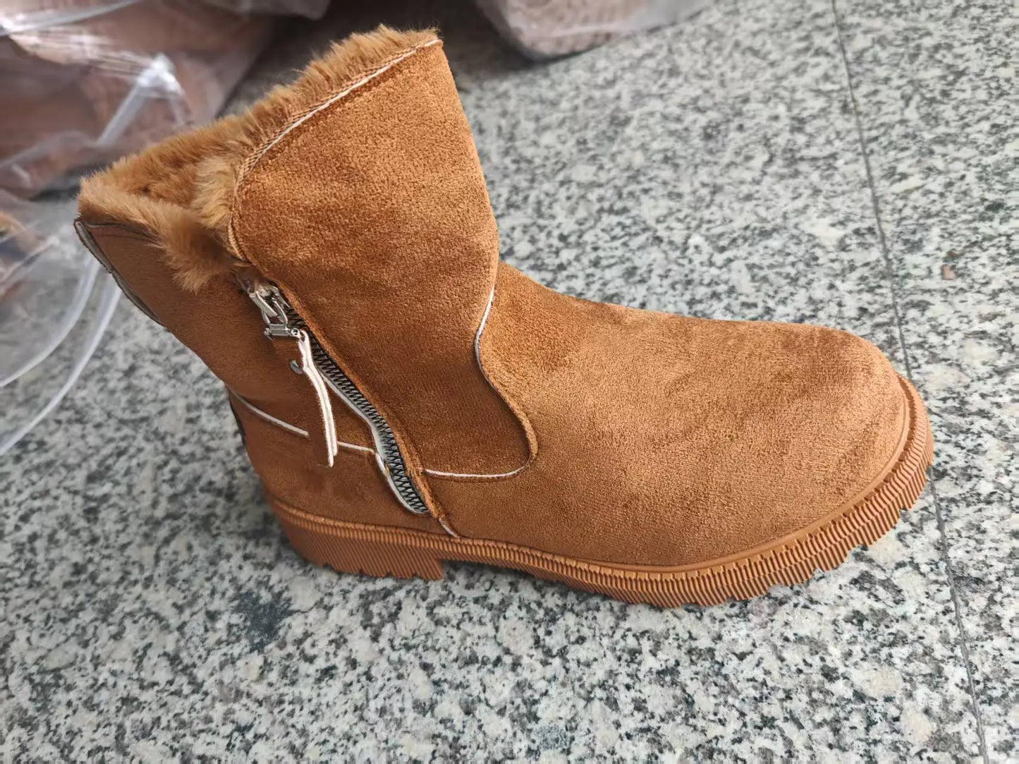 Bottes de Neige Femme Doublées Velours Chaudes Grande Taille - BMYANY
