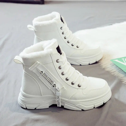 Bottes de Neige Fourrées Chaudes Grande Taille Femme - BMYANY