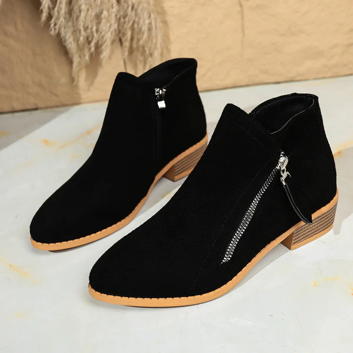 Bottines Femme Daim Style Européen - BMYANY