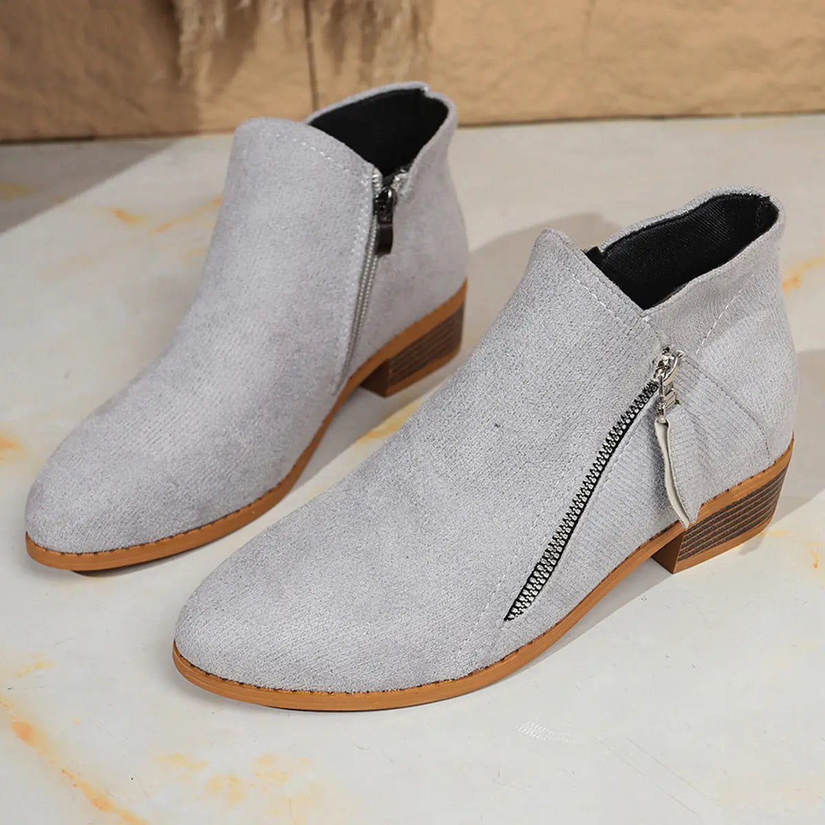 Bottines Femme Daim Style Européen - BMYANY