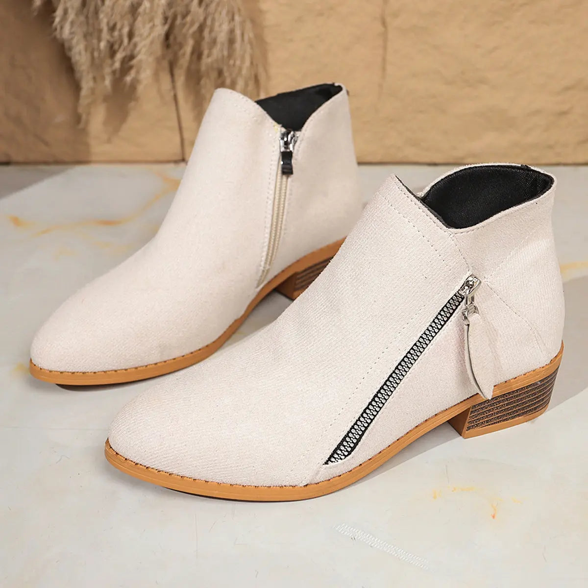 Bottines Femme Daim Style Européen - BMYANY
