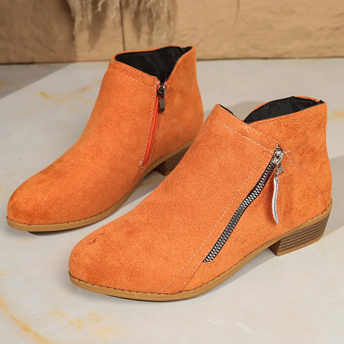 Bottines Femme Daim Style Européen - BMYANY