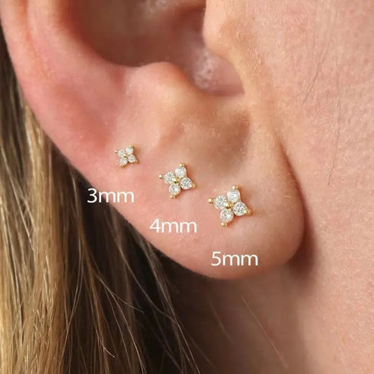 Boucles d’Oreilles Trèfle Feuilles - Bijoux Femme - BMYANY