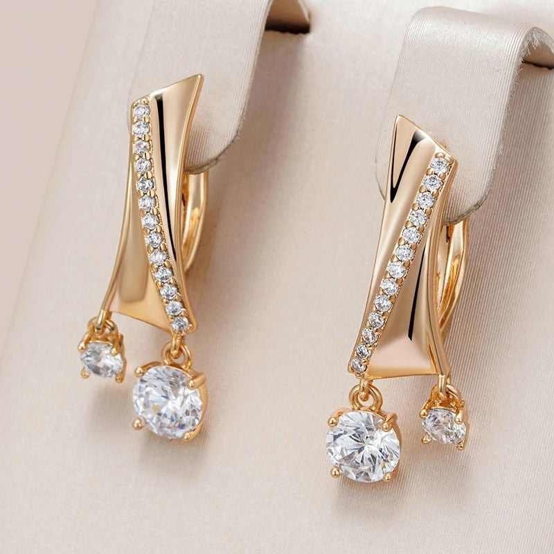 Boucles d’oreilles polyvalentes pour femmes -Plaqué Or - BMYANY