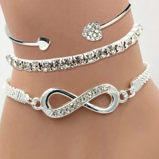 Bracelet Cœur Ouvert Rétro Minimaliste pour Femme - BMYANY