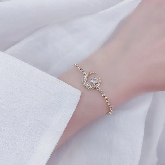 Bracelet Femme Zircon Raffiné Style Coréen Élégant - BMYANY