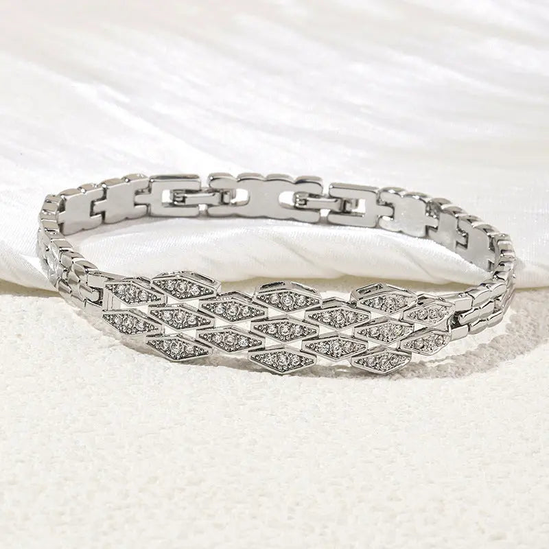 Bracelet Zircon Micro Incrusté - Style Japonais Coréen Simple Tempérament - BMYANY