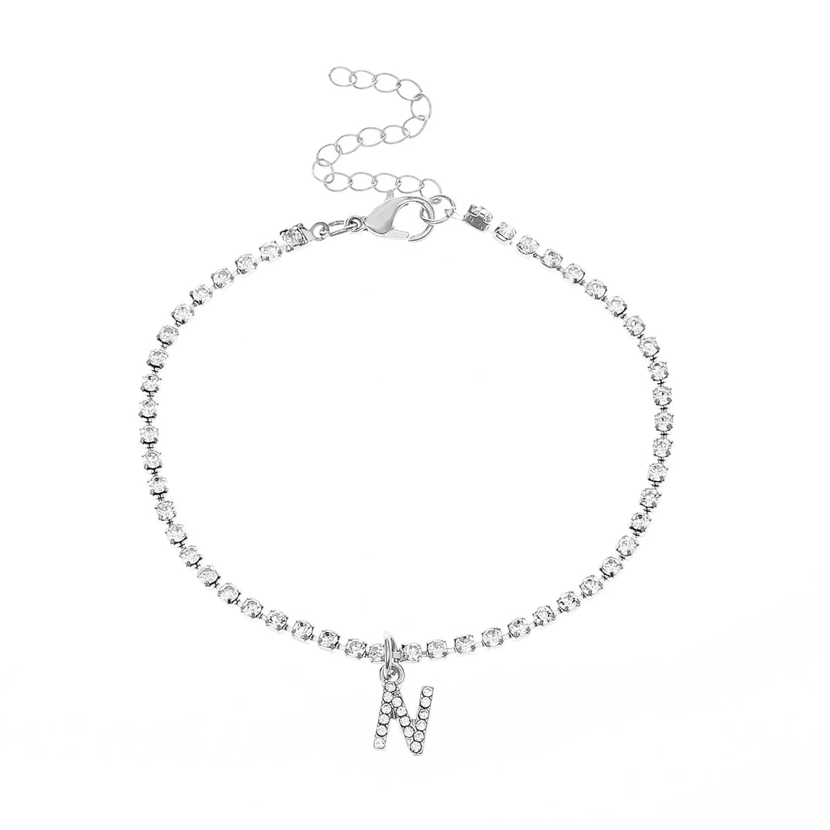 Bracelet de Cheville Hip Hop 26 Lettres Anglaises Créative Plage - BMYANY