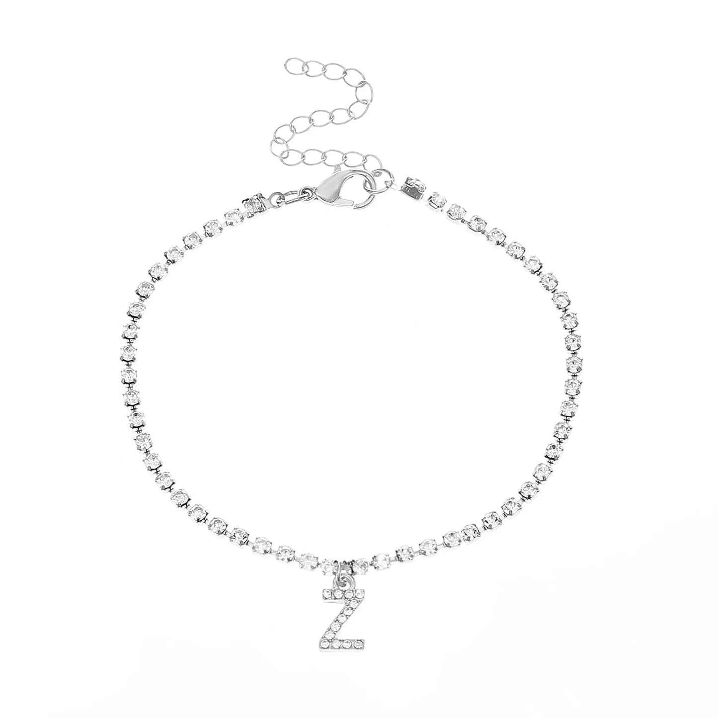 Bracelet de Cheville Hip Hop 26 Lettres Anglaises Créative Plage - BMYANY