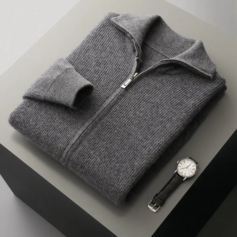 Cardigan Tricoté Manteau Laine Australienne Homme - BMYANY