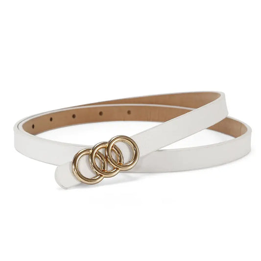 Ceinture Femme Simple à Trois Cercles - Tout Assorti - BMYANY