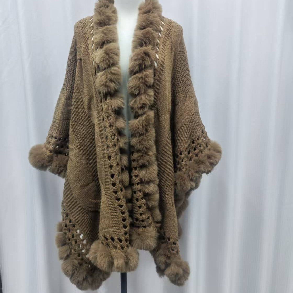 Châle doublé de toison Peluche paresseuse épaissie - BMYANY