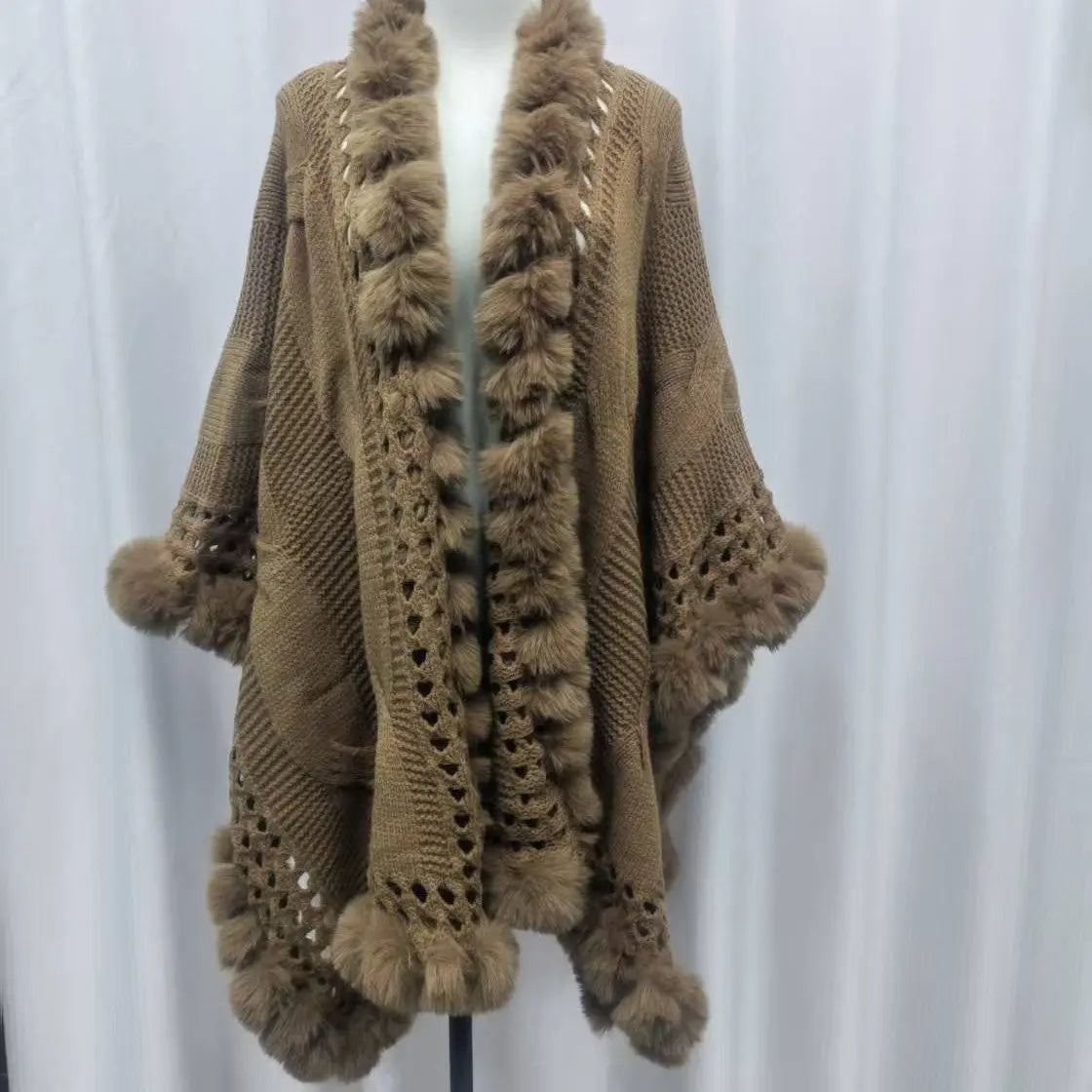 Châle doublé de toison Peluche paresseuse épaissie - BMYANY