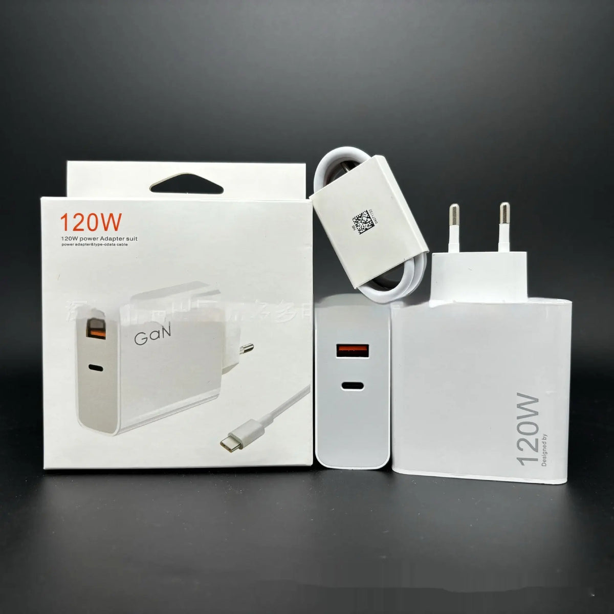 Chargeur Nitrure de Gallium Bleu - Charge Rapide Standard Européen - BMYANY