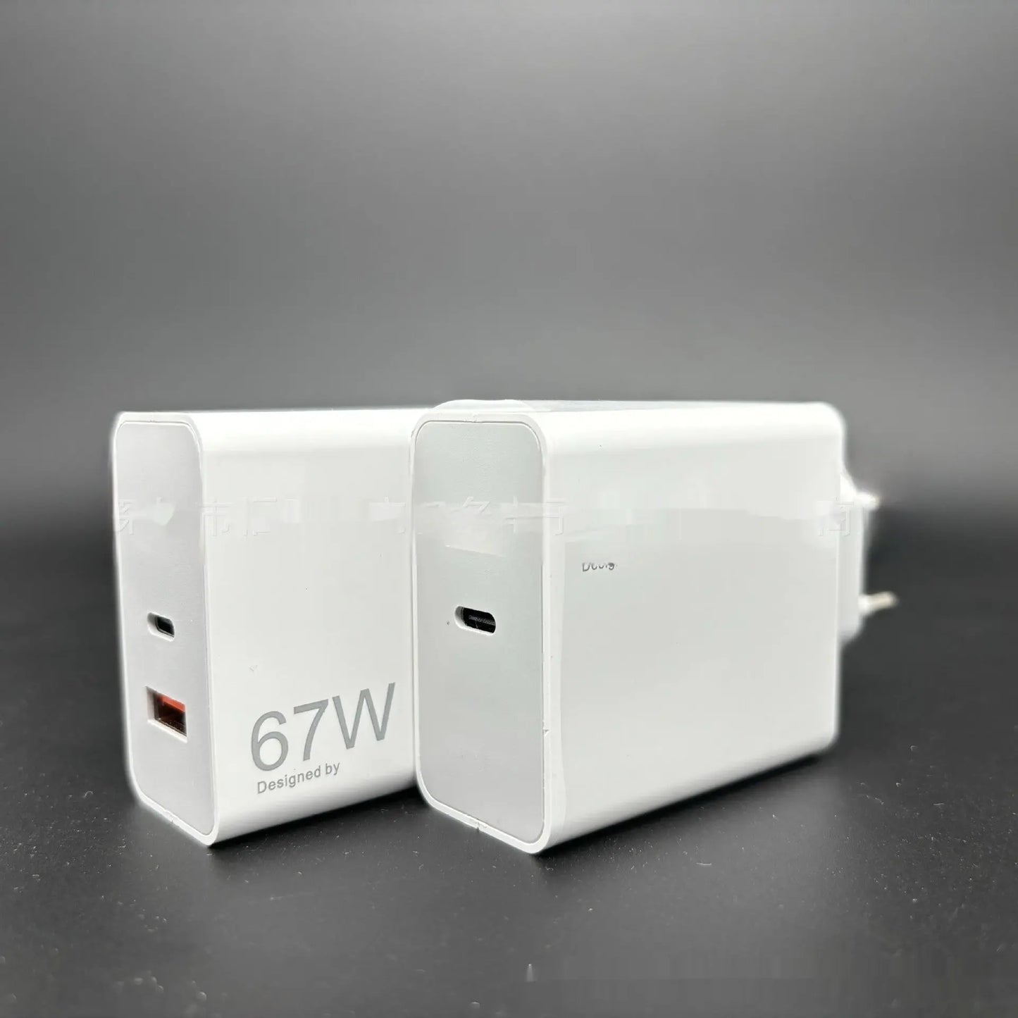 Chargeur Nitrure de Gallium Bleu - Charge Rapide Standard Européen - BMYANY
