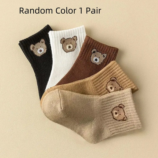 Chaussettes Bébé Brodées Élastiques Mignonnes - BMYANY