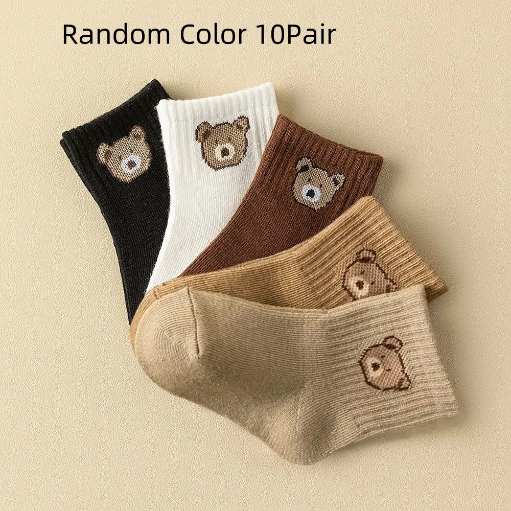 Chaussettes Bébé Brodées Élastiques Mignonnes - BMYANY