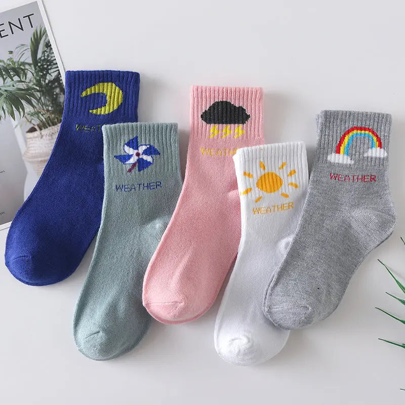 Chaussettes Hautes Cuisse Femme Motif Fruits Cartoon - BMYANY