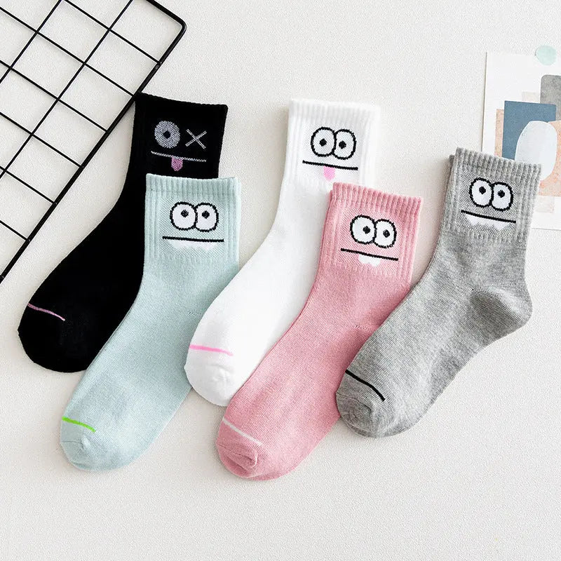 Chaussettes Hautes Cuisse Femme Motif Fruits Cartoon - BMYANY
