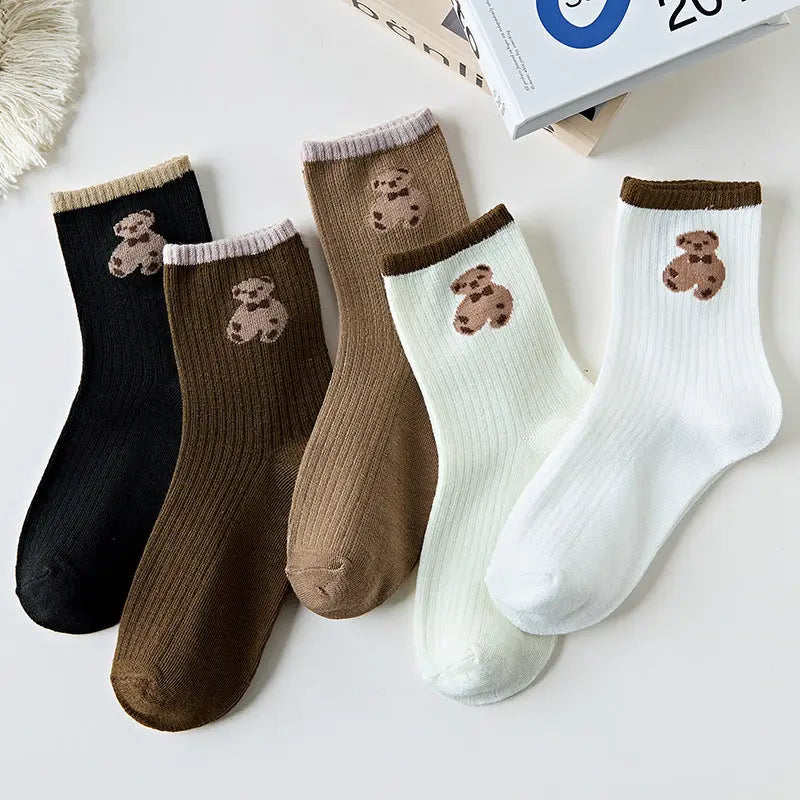 Chaussettes Hautes Cuisse Femme Motif Fruits Cartoon - BMYANY
