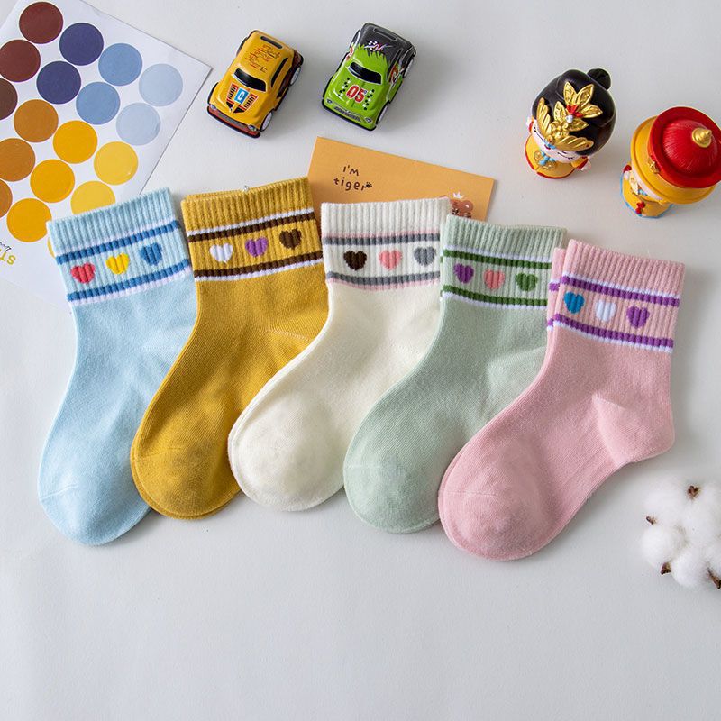 Chaussettes Sport Mi Mollet Fille Motif Cartoon - BMYANY