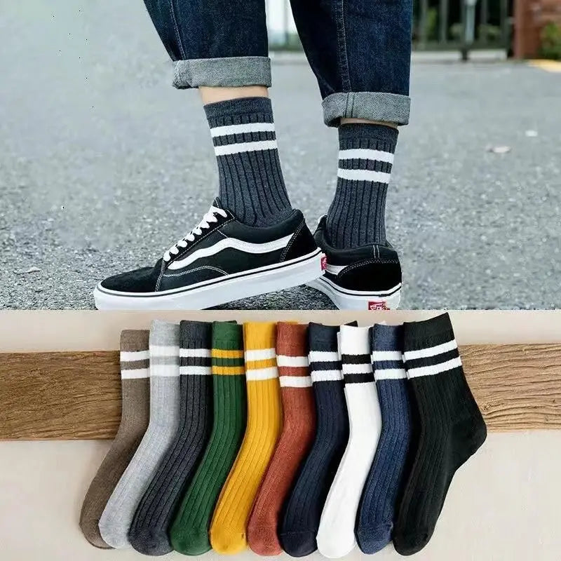 Chaussettes homme mi-mollet absorbantes anti-odeur automne hiver - BMYANY