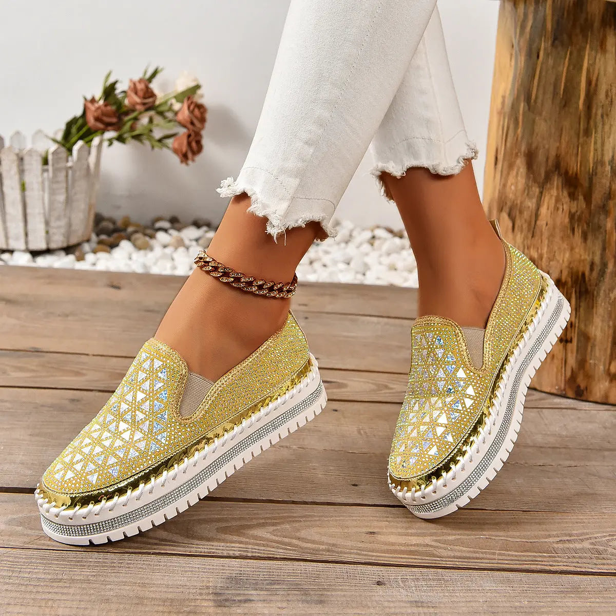 Chaussures Plates Semelle Épaisse - BMYANY