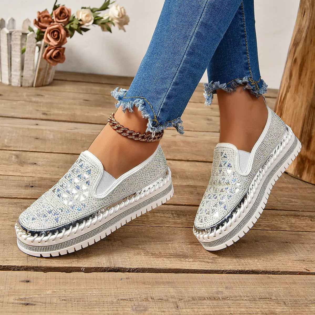 Chaussures Plates Semelle Épaisse - BMYANY