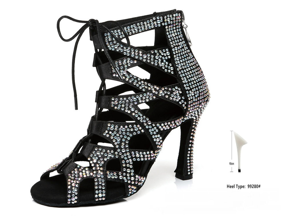 Chaussures de Danse Jazz Femme Montantes à Lacets - BMYANY