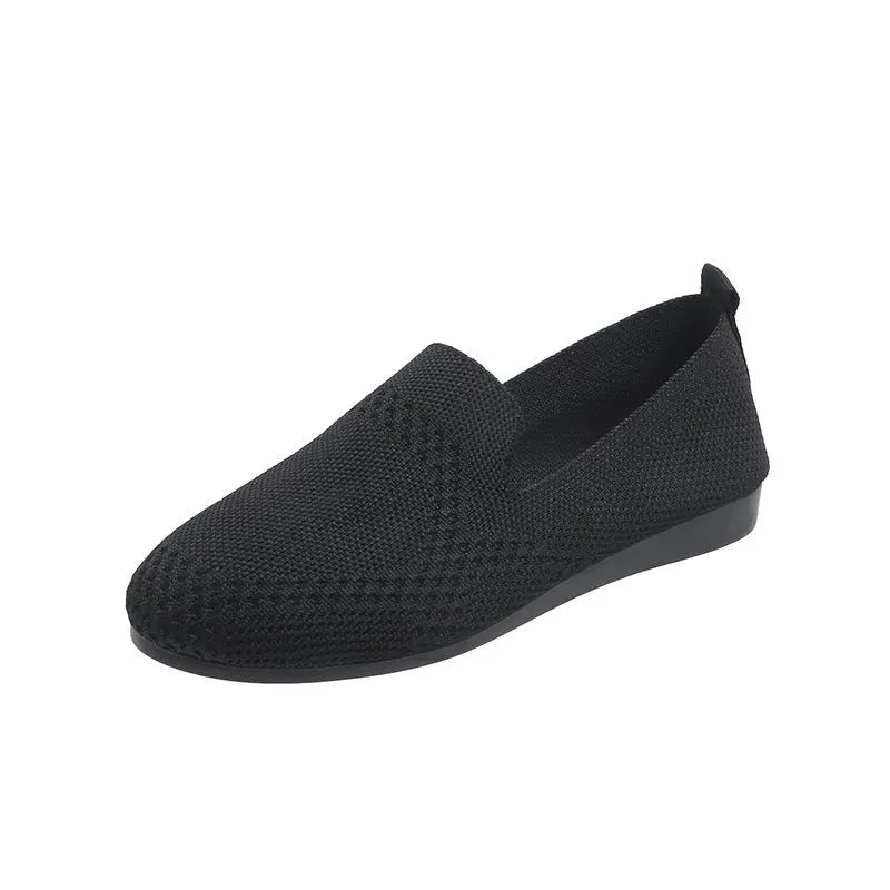 Chaussures femmes Plates Slip-on Tissage Ajouré Style Décontracté - BMYANY