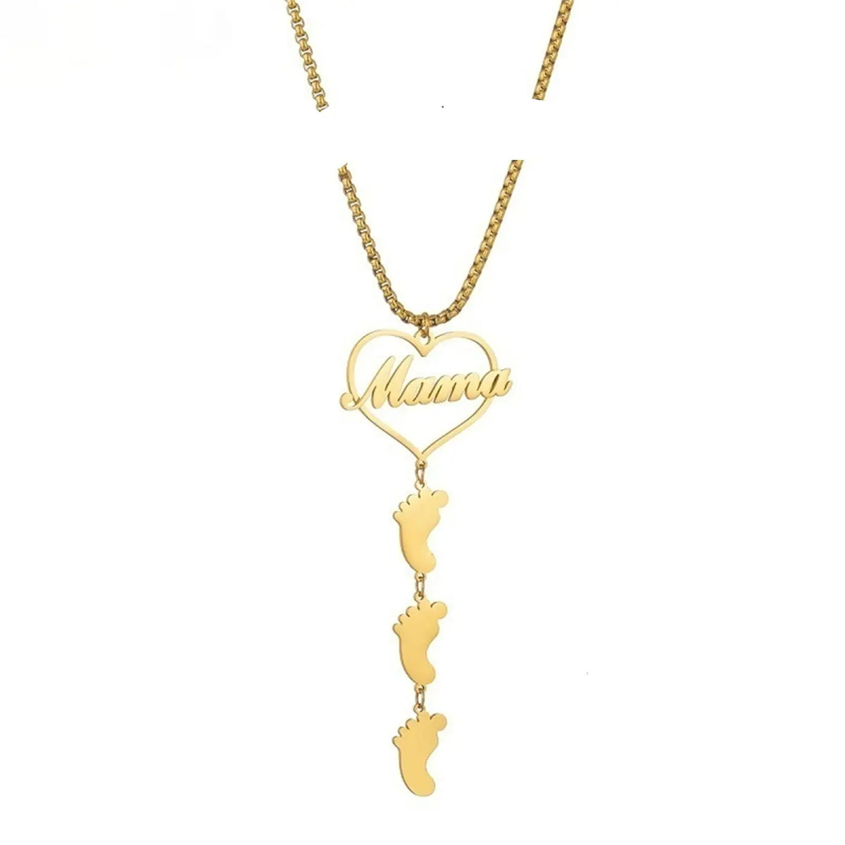 Collier Médaillon Maman et Enfant - Acier Inoxydable Love - BMYANY