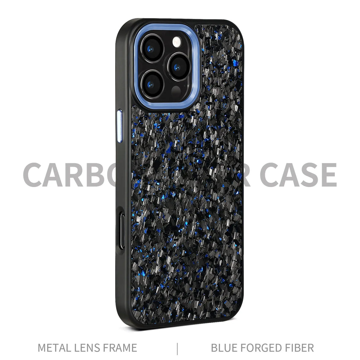 Coque Cadre Métal Fibre de Carbone Magnétique iPhone 14 - BMYANY
