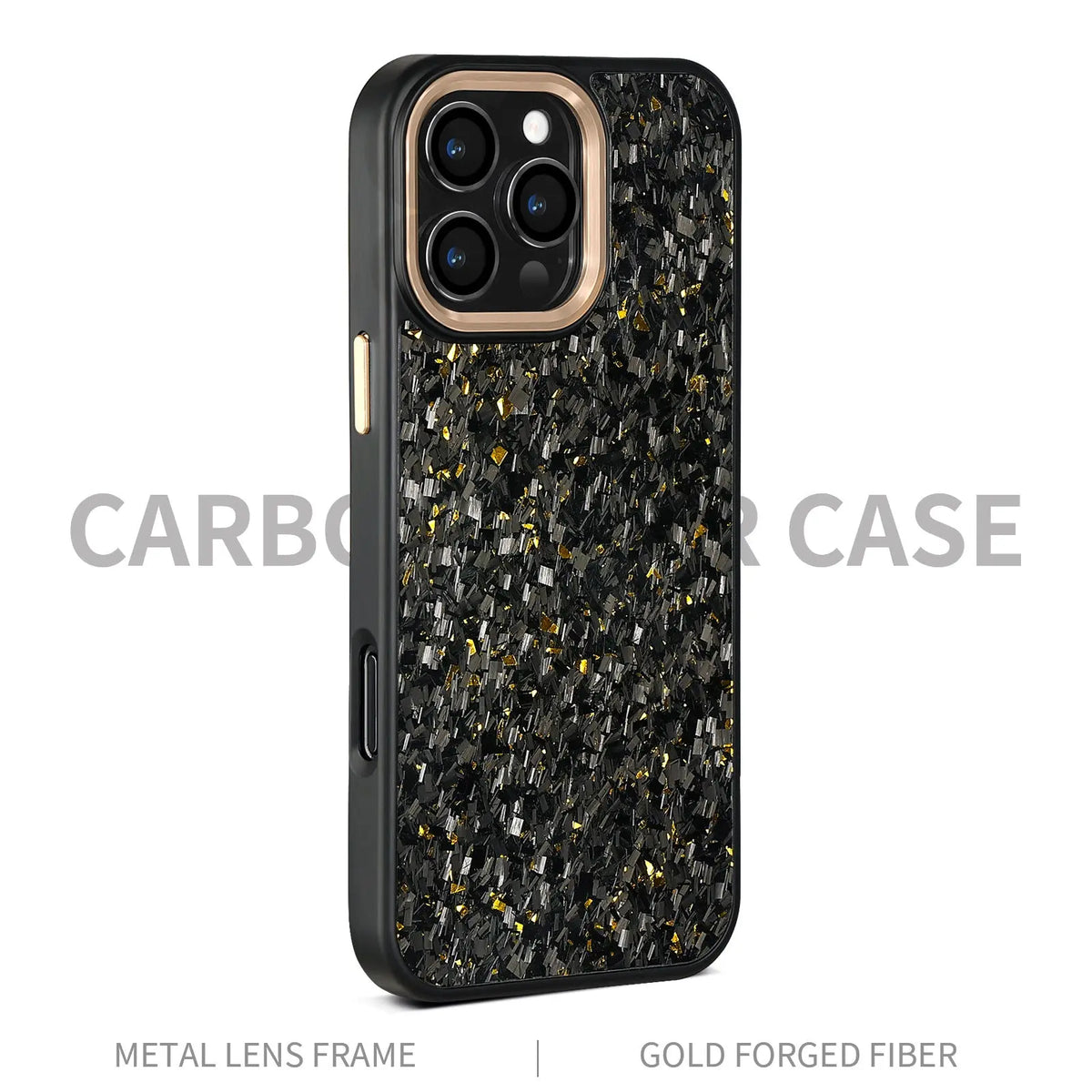Coque Cadre Métal Fibre de Carbone Magnétique iPhone 14 - BMYANY