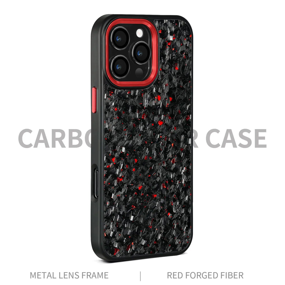 Coque Cadre Métal Fibre de Carbone Magnétique iPhone 14 - BMYANY