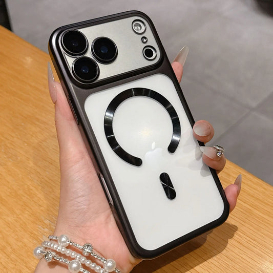 Coque iPhone 17 Magnétique PC électrodéposition effet Givré - BMYANY