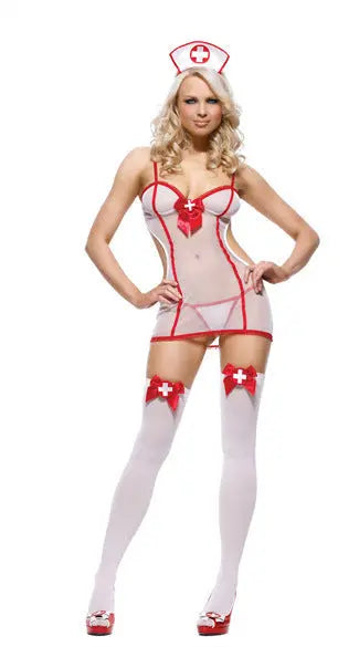 Costume Résille Femme 3 Pièces - Tenue Uniforme Élégante - BMYANY