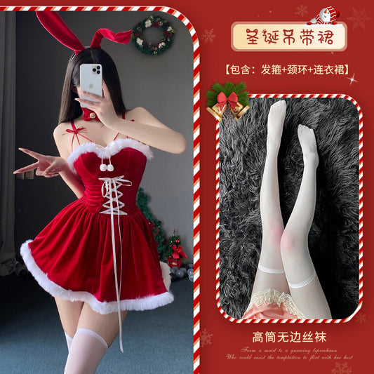 Costume de robe Noël Lapin Mignon Nightclub - BMYANY