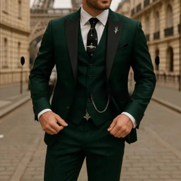 Costume hommes trois pièces Marié Témoin Hôte Banquet - BMYANY