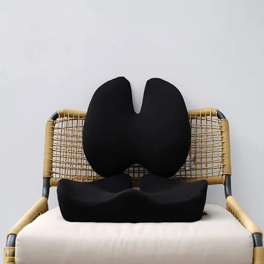 Coussin Ergonomique Mémoire de Forme - Siège Bureau et Voiture - BMYANY