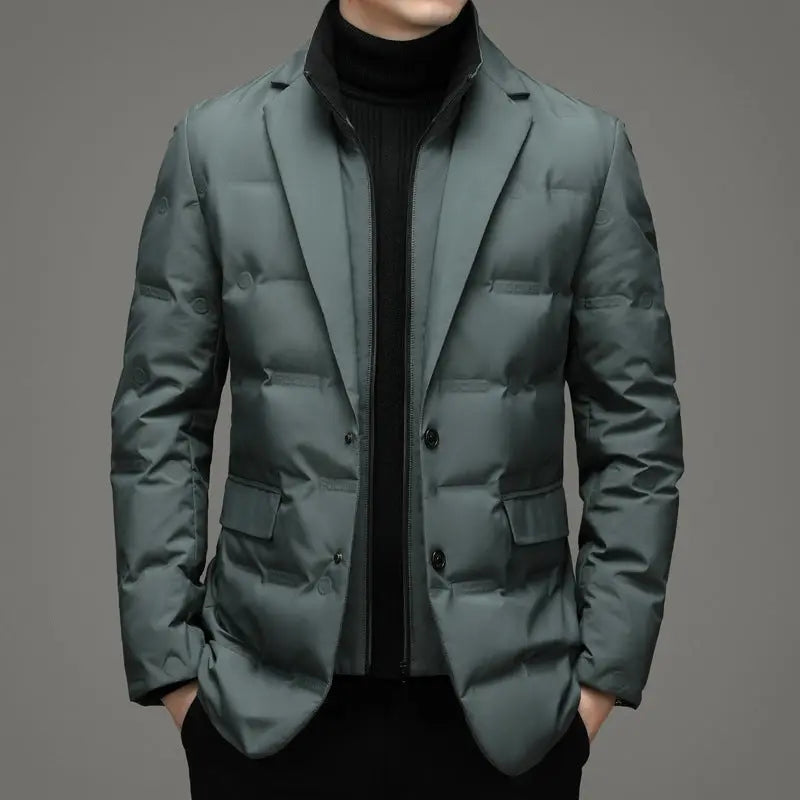 Doudoune Homme Hiver Anti-Froid Col Écharpe - BMYANY