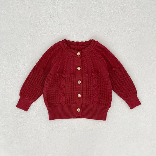 Ensemble Bébé Tricoté Main - Barboteuse et Gilet 2 Pièces - BMYANY