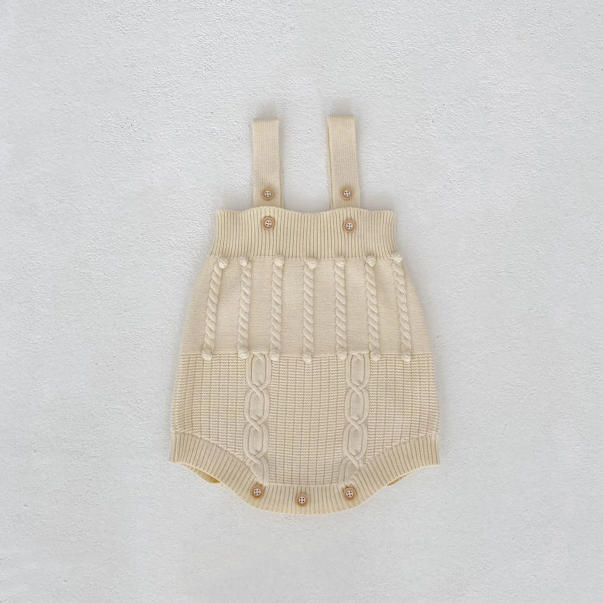 Ensemble Bébé Tricoté Main - Barboteuse et Gilet 2 Pièces - BMYANY