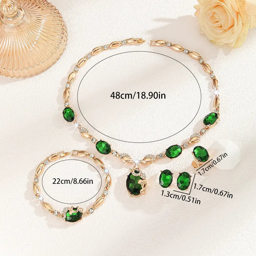Ensemble Bijoux Femme 4 Pièces - Parure Tendance Personnalisée - BMYANY